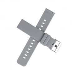 Correa Silicona Gris 19mm Para Curved Glass Pro