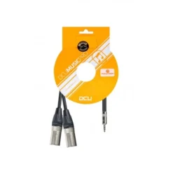 Cable PRO 3,5 Mm Jack M Stereo Rean - 2 X XLR M Neutrik