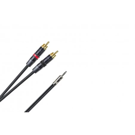 PRO 3,5 Jack M Stereo Rean - 2 X RCA M Rean 2 PRO 3,5 Jack M Stereo Rean - 2 X RCA M Rean - Imagen 2