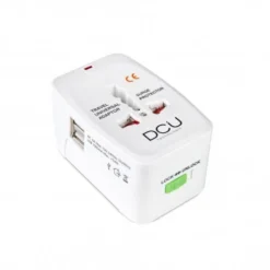 Adaptador De Viaje Universal + 2 USB -Outlet Dcutec Tienda adaptador de viaje universal 2 usb 3