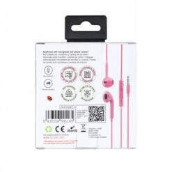 Auricular JACK 3,5mm Estéreo Rosa -Outlet Dcutec Tienda auricular jack 35mm stereo rosa 2
