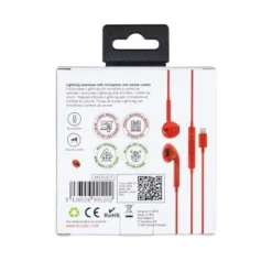 Auricular Para IPhone/iPad Estéreo Rojo -Outlet Dcutec Tienda auricular para iphoneipad estereo rojo 2
