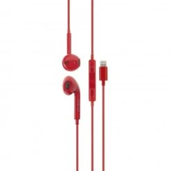 Auricular Para IPhone/iPad Estéreo Rojo