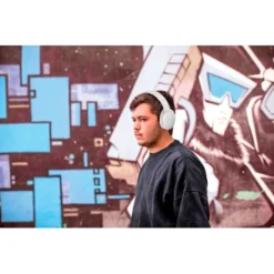 Auriculares Bluetooth Plegables Multifunción Blanco -Outlet Dcutec Tienda auriculares bluetooth plegables multifuncion blanco 4