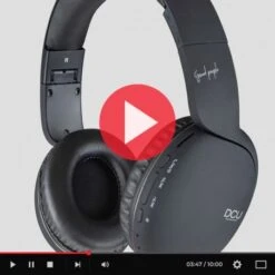 Auriculares Bluetooth Plegables Multifunción Negros -Outlet Dcutec Tienda auriculares bluetooth plegables multifuncion negros 1