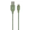 Cable Lightning A USB Para IPhone, IPad O IPod De PVC Verde 2m