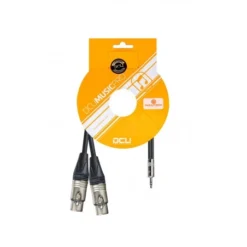 Cable PRO 2 X XLR H Neutrik - 3,5 Mm Jack M Stereo Rean
