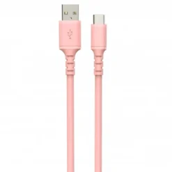Cable USB Tipo A 2.0 A USB Tipo C Rosa 1m -Outlet Dcutec Tienda cable usb tipo a 20 a usb tipo c rosa 1m 3