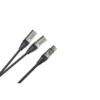 Cable XLR H- 2X XLR M Neutrik 30 Cm