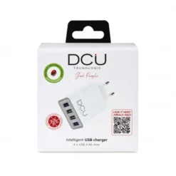 Cargador Inteligente Con 4 Puertos USB 5V 4,8A 5 Cargador Inteligente Con 4 Puertos USB 5V 4,8A -Outlet Dcutec Tienda cargador inteligente con 4 puertos usb 5v 48a 2