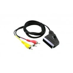 Conexión Euroconector 3xRCA Conmutado IN-OUT1.5m