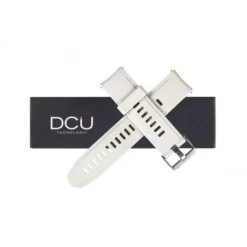 Correa Silicona Blanca 21mm Para Elegance O Similar