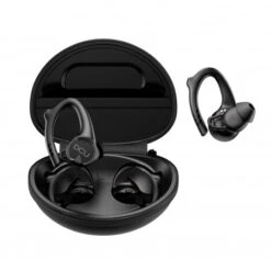 Earbuds Bluetooth Sport Earhook IPX-6 Negros