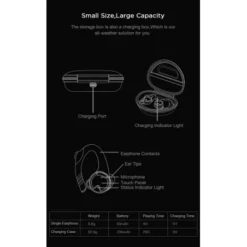 Earbuds Bluetooth Sport Earhook IPX-6 Negros -Outlet Dcutec Tienda earbuds bluetooth sport earhook ipx 6 negros 7