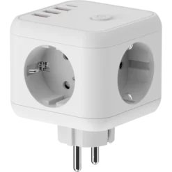 EnergyCube 3 Tomas + 4 Puertos USB 5V/3.4A -Outlet Dcutec Tienda energycube 3 tomas 4 puertos usb 5v34a 1