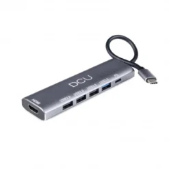 HUB USB Tipo C A HDMI 4K + USB 3.0 + 3*USB 2.0 + PD 100W -Outlet Dcutec Tienda hub usb tipo c a hdmi 4k usb 30 3usb 20 pd 100w 3