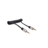 Cable Audio Rizado JACK 3.5 Stereo Macho A JACK 3.5 Stereo Macho