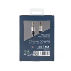 Cable Audio Rizado JACK 3.5 Stereo Macho A JACK 3.5 Stereo Macho -Outlet Dcutec Tienda jack 35 st a jack 35 st macho macho 1m negro rizado 2