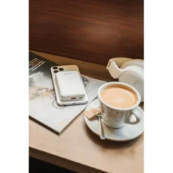 Power Bank Magsafe PD20W & QC 22.5W 5.000mAh Blanco -Outlet Dcutec Tienda power bank magsafe pd20w 5000mah blanco 4