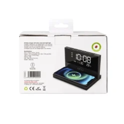 Reloj Despertador Con Carga Rápida Inalámbrica 15W -Outlet Dcutec Tienda reloj despertador con carga inalambrica 15w 2