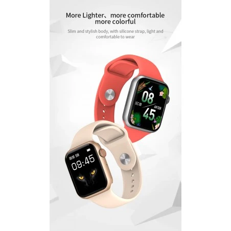 Smartwatch Colorful 2 Blanco + Rojo 12 Smartwatch Colorful 2 Blanco + Rojo - Imagen 12