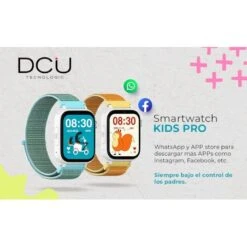 Smartwatch KIDS PRO GPS & Videollamadas Negro/correa Tela 2 Colores -Outlet Dcutec Tienda smartwatch kids pro gps videollamadas negrocorrea tela 2 colores 5