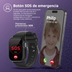 Smartwatch Niñ@s LittleOne 4G Videollamadas Negro -Outlet Dcutec Tienda smartwatch nins littleone 4g videollamadas negro 3