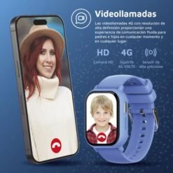 Smartwatch Niñ@s LittleOne 4G Videollamadas Negro -Outlet Dcutec Tienda smartwatch nins littleone 4g videollamadas negro 4