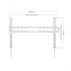 Soporte De Pared Fijo Para TV 37'' - 70'' -Outlet Dcutec Tienda soporte de pared fijo para tv 37 70 1 3