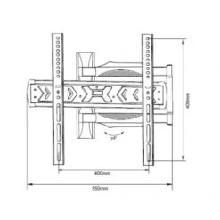 Soporte De Pared Full Motion Con 3 Brazos Para TV 32" - 55" -Outlet Dcutec Tienda soporte de pared full motion con 3 brazos para tv 32 55 3
