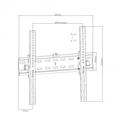 Soporte De Pared Inclinable Para TV 26" - 55" -Outlet Dcutec Tienda soporte de pared inclinable para tv 26 55 3