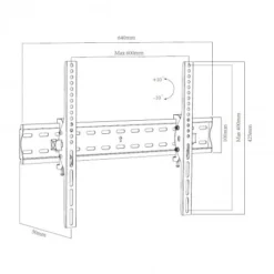 Soporte De Pared Inclinable Para TV 32'' - 70'' -Outlet Dcutec Tienda soporte de pared inclinable para tv 32 70 1 3